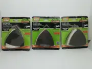 Gator - Hook Loop Sanding 12-Sheets Assorted Lot of 3 - Grit 220, 120, 80 4each