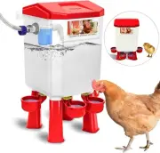 Filtered Float Controlled Automatic Chicken Waterer for Continuous Water