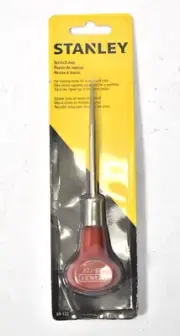 Stanley Scratch Awl Alloy Steel Blade Wood Handle 6-1/16" 69-122 Shank Tool