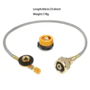 1Pc Outdoor Camping Gas Stove Propane Refill Adapter Cylinder Conversion Filling