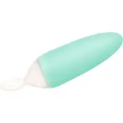 Boon Squirt Baby 90ml Food Dispensing Feeding Spoon Silicone Utensil Mint 4m+