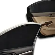 Car Window Shade for Baby, 2 Pcs Universal Auto Rear Window Sunshades, Breathable Sun Shade Mesh Shield Protection from Sun's Glare & Harmful UV Rays