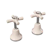 EZYFIX Classic Retrofit Basin/Sink Tap Assemblies A/Ivory WELS 5 Star 5.5L/min