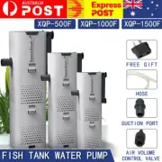 500-1500L/H Aquarium Fish Tank Filter Internal Submersible Pond Aqua Water Pump