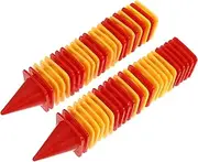 Abaodam 50Pcs Road for Creative Traffic Sign Models for Educational Play DIY Table and Traffic Knowledge Teaching Random Color