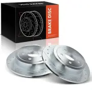 Rear Drilled Brake Rotors for Chrysler Cirrus PT Cruiser Sebring Dodge Stratus (for: Chrysler)