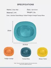 4 Colors Silicone Kitchen Sink Plug Shower Filter Drain Stopper Sink Strainer Ne