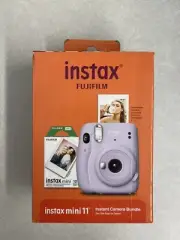 Fujifilm Instax Mini 11 Instant Camera Bundle (Lilac Purple) w/ 10 Sheets