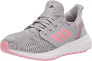 adidas Kids Unisex's Ultraboost 20 Running Shoe, Grey/Glory Pink/Grey, 12K