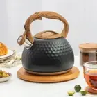3L Whistling Kettle Anti-scald Handle Water Kettle Gas Induction Cooker