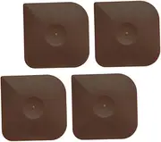 Cabilock Plastic Grill Pan Scrapers 4 Pieces Pot Scrapers for Kitchen Griddle Cleaning Tool Cleaning Spatula Iron Pan Scrubbers
