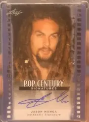 2011 LEAF POP CENTURY JASON MOMOA AUTO SP AQUAMAN Game of Thrones Blue 4/5 Made