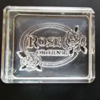 在飛比找蝦皮購物優惠-手工皂皂章 “ROSE ORGANIC"玫瑰圖案