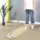 X-Type Squeeze Mop with 2 Reusable Microfiber Pads 360Degree Flat Floor Mop Home