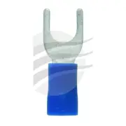 Jaylec TE3705 Spade Terminal 5mm Insulated PVC Copper Sleeve 100 Pack
