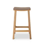 Cyprus 67cm Natural Bar Stool - Mocha Brown