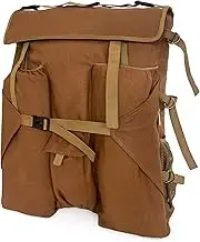 JJRING Heavy Duty Plein Air Artist Backpack with Handheld Strap, Art Supply Tote Bag for Carrying 18x24 Artwork, Drawing Boards (Brown)