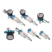 Air Regulator Gauge Airbrush Standard Thread Compatibility Efficient Filtration