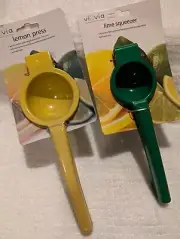 VIOVIA Metal Lemon Press/Squeezer and Lime squeezer