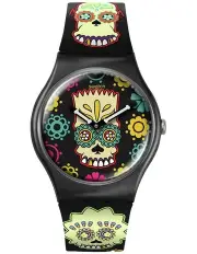[Swatch] D'OH of The Dead Watch in Black