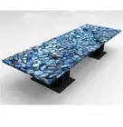 72" x 36" Agate Stones Tabletop - Stunning Rectangle Home Decor Piece