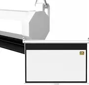 Auto-Locking Projector Screen 60" 72" Manual Pull Down Home Theater Projection Screen Retractable Movie Screen, Wall Or Ceiling Mountable(60inch,16:9)