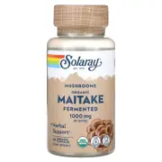 Solaray, Organic, Fermented Maitake Mushrooms, 60 Organic Capsules (500 mg per Capsule)