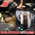 Latte Stainless Steel Pro Milk Frothing Pitcher Jug with Integrated Thermometer