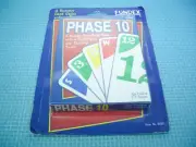 Phase 10 Rummy Type Card Game Cards are New Sealed, Fundex 1998 Family Game