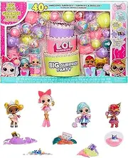L.O.L. Surprise! Big Surprise Party - 4 Collectible Dolls, 40+ Surprises, 5 Unboxing Experiences, Fashions, Sand, Gel Crush, Shell Smash, Fluff, Party Confetti, Present for Girls Ages 4+