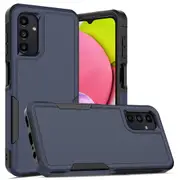 ZUSLAB Galaxy A14 5G Rugged Defender Protective Heavy Duty Shockproof Dustproof Cover for Samsung (2023) - Blue
