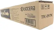 [KYOCERA] 1T02K00US0 Model TK-897K Black Toner Cartridge, Compatible with FS-C8025MFP, FS-C8520MFP, FS-C8525MFP, TASKalfa 205c, 255 and 255c Multifunctional Color Printers