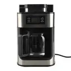 Programmable Coffee Maker 1050W 1.2L Capacity Drip Machine with Grinder 2-8