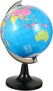 Precision Crafted Desktop World Globe Educational Geographic Globes Stand for Boys and Girls' Learning Classroom Use