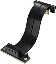 XRIKUI PCIe X1 4.0 Riser Cable,PCI-Express 1X Male to Female Extension Cable PCI-e Extender Adapter(10cm/3.94inch)