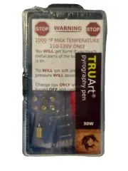 Truart Pyrography Pen Wood Burning Kit 30W Brand New