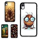 For iPhone XS 11 12 13 14 15 16 Pro Max cartoon cockroaches roaches Anti Scratch