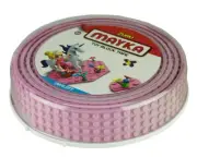 Zuru Mayka Toy Block Tape 2M/6.5 FT Pink 4 Row Compatible Lego Cut Stick Reuse