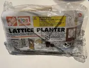 Home Depot Kids Workshop Kit Wooden Lattice Planter April 2024 w/ Pin, Sealed