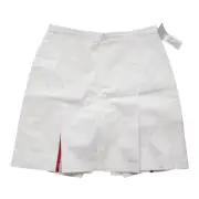 Bally Golf Women's White and Red Skort BL217 Size EU42 / US12 [L/XL]