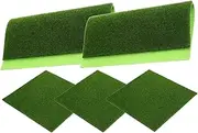 SEWOART 5pcs Artificial Grass Micro Landscape Turf Garden Decor Fake Moss Lawn for DIY Craft Projects Durable and Realistic Synthetic Grass for Home Decoration