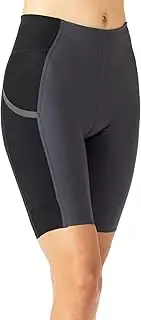 [TERRY] Long Haul Short, New Women's 3X Density Padded High Compression/Rise Cycling Short, 8.5 Inch Inseam