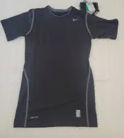 Boys Nike Pro Combat Compression Base Layer 413911 DriFit XLB 13-15 Yr Black A32