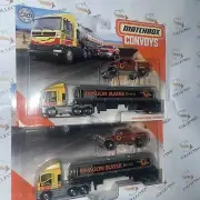 Matchbox Convoys MBX Cabover And Tanker Badlander Dragon Slayer Semi Lot 2