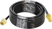 SMA Male Female Connector LMR240 Coaxial Cable 50-4 Tail Fiber Router Extension Jumper(RPSMA F to SMA M,30M)