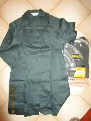 KING GEE DUST/LAB COATS X 2,SIZE 90 CM CHEST, GREEN ,ALL COTTON AUSTRALIAN MADE