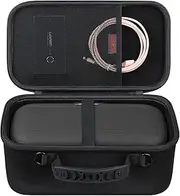 Hard Carrying Case for New Bose SoundLink Max Portable Speaker, Large Wireless Waterproof Bluetooth Speaker Travel Bag Storage Holder, Mesh Pocket for USB Cable Charger, Black