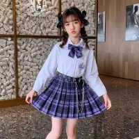 在飛比找Yahoo!奇摩拍賣優惠-jk服 制服 漢服 soc服女童jk制服正版原創小學生12歲