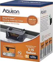 Aqueon QuietFlow Internal Filter with SmartClean Technology Shrimp, Small