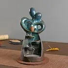 Backflow Incense Burner Hugging Lover Party Cone Incense Holder Waterfall